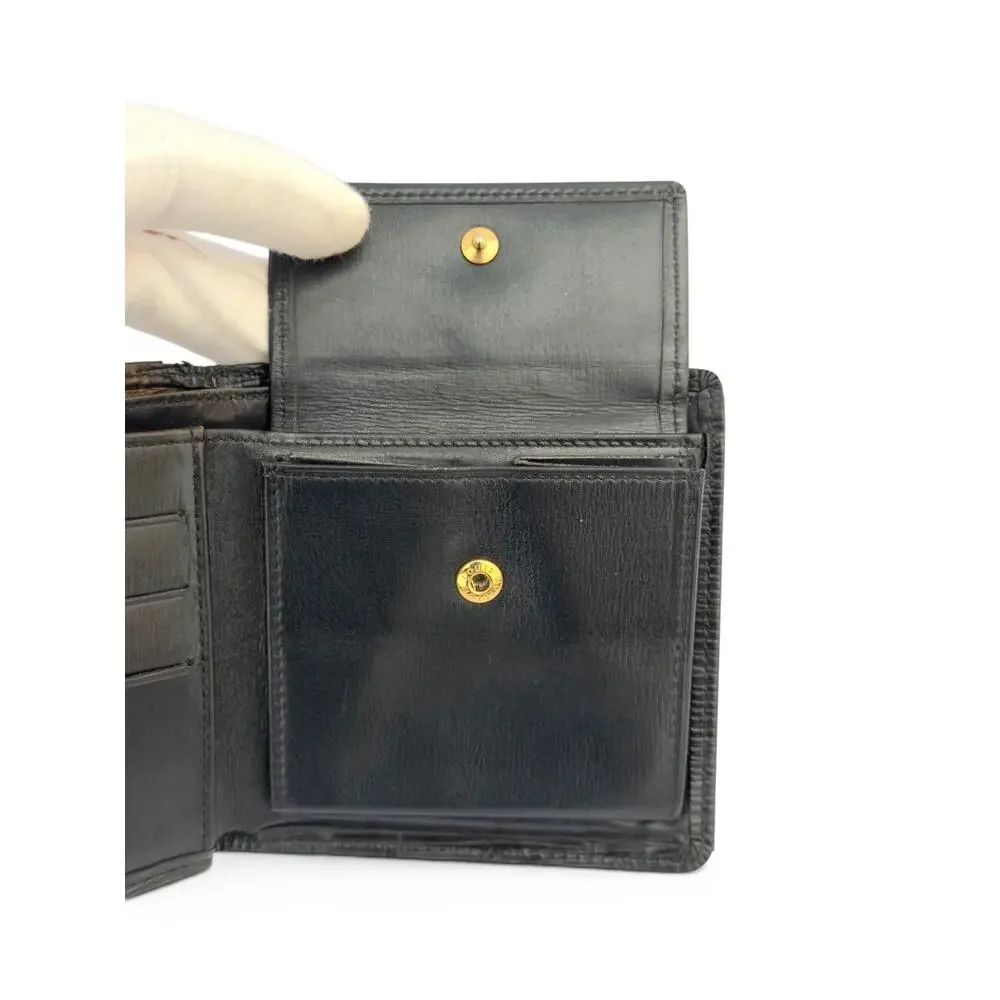 Louis Vuitton Vintage Black Epi Leather Portefeuille Marco Bifold Wallet